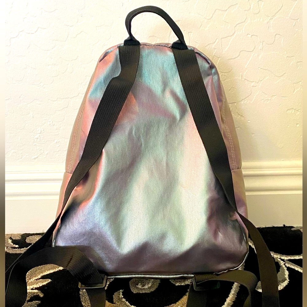 JanSport Iridescent Half Pint FX Mini Backpack Petrol Rainbow - Picture 2 of 7